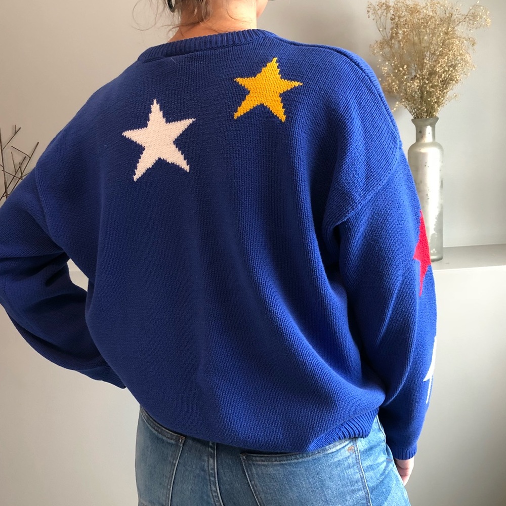 Vintage Essential Elements Crew Neck Sweater L - image 7